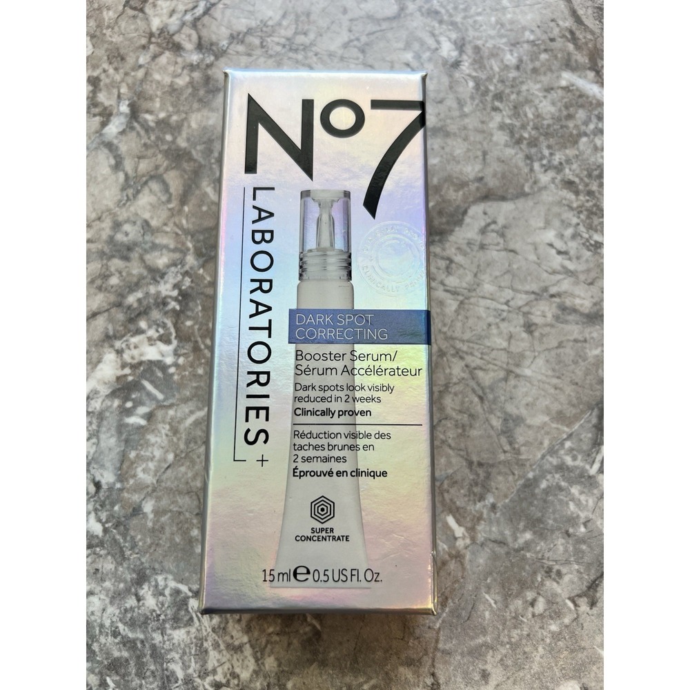 No7 Laboratories Dark Spot Correcting Booster Serum 15ml 0.5oz NIB